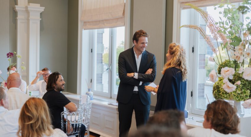 Minister Vincent Karremans | Constantijn van Oranje & Topondernemers bij launch Patrons of Commerce. Word mentor of mentee!
